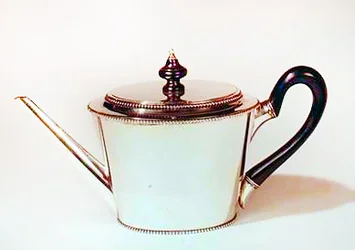 Czajnik, wykonany przez Svalte Striebeck, Amsterdam, 1792 (srebrny)